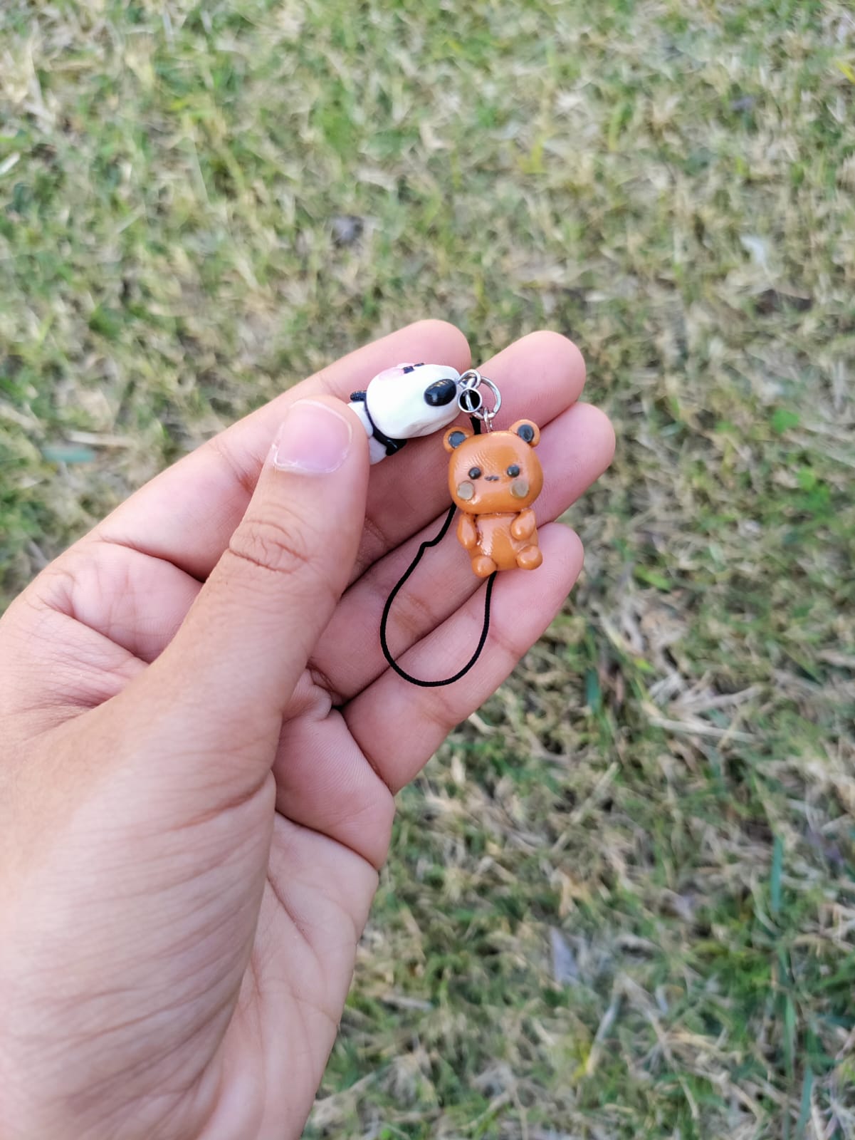 Bubu and Dudu charm, keychain/ miniature figures