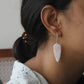Candy cane earrings danglers handmade