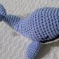 Crochet Whale soft toy, plushy