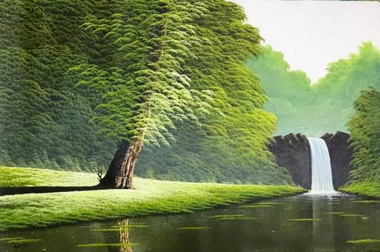 Landscape 10 painting, forest, indian terrain