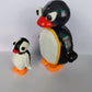 Angry Pingu and Pinga set of 2 dolls, figures, collectibles