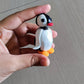 Pinga doll toy figure, Pingu's sister, white penguin