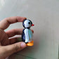 Pinga doll toy figure, Pingu's sister, white penguin