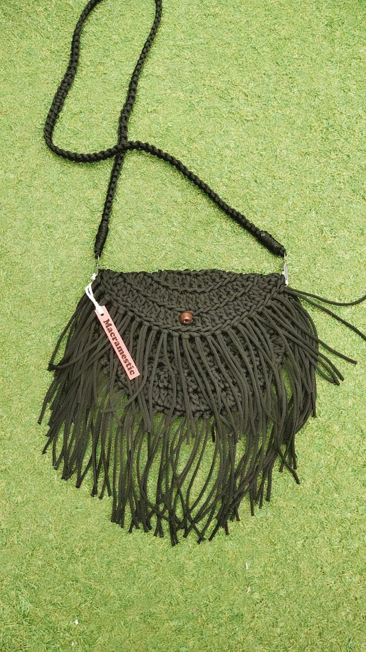 Crochet sling bag handmade