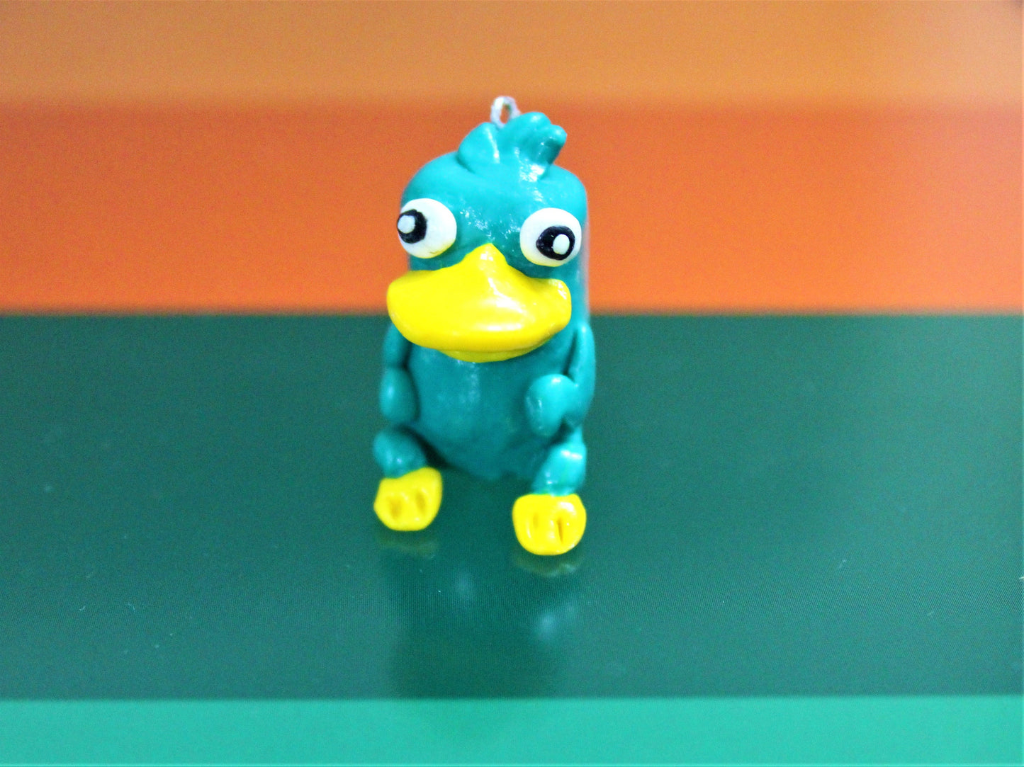 Platypus Perry Keychain/ Agent P figure, figurine, dolls, toys collectable/ earrings/ Phineas and Ferb