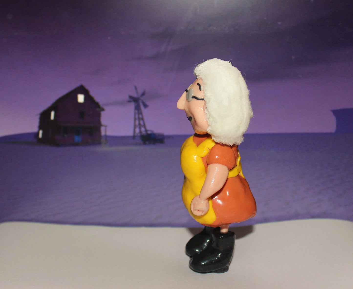Courage the cowardly dog, Muriel Bagge, Eustace Bagge figure/ figurine/ collectable/ action figure