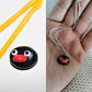 Pingu Fridge Magnet, necklace, pendant, Pingu head, penguin, handmade