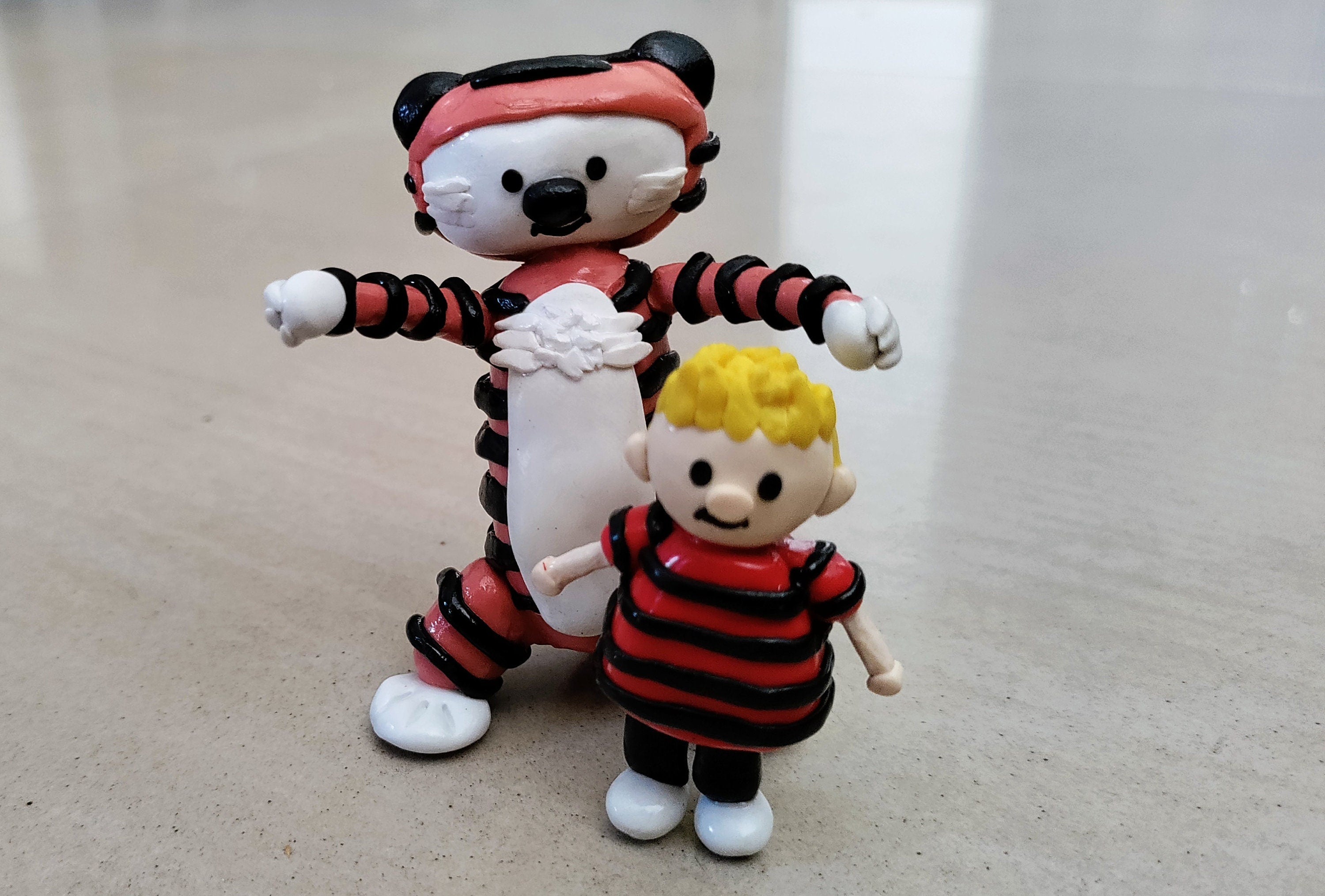 Calvin and sale hobbes action figures