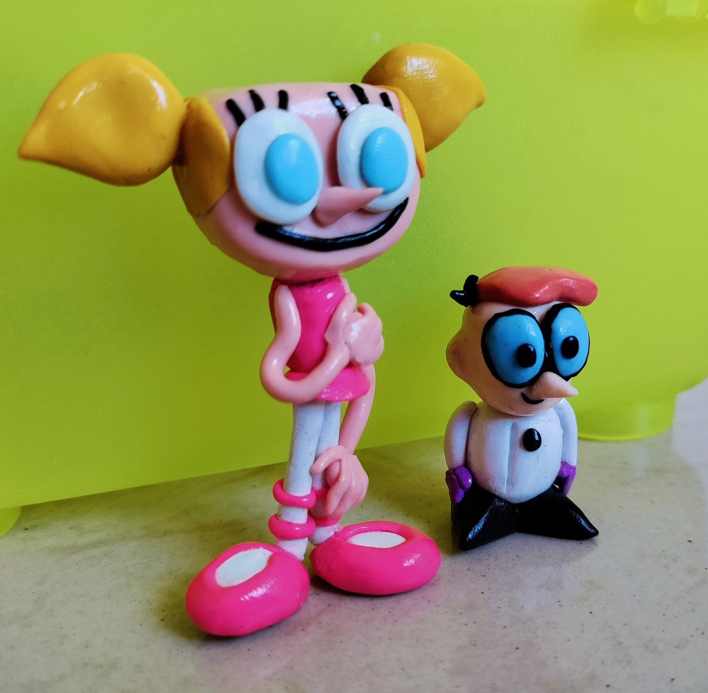 Dexter and DeeDee dolls action figures collectables miniatures toys Dexter's laboratory